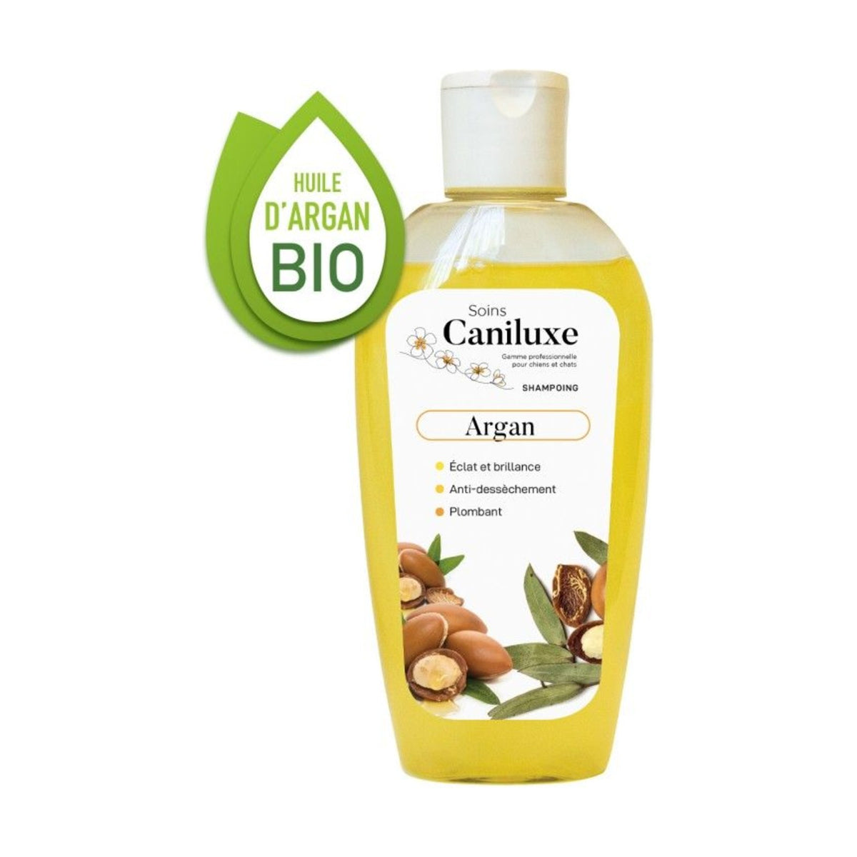 CANILUXE Argan – Shampoing éclat pour chien et chat à poil long – photo 1