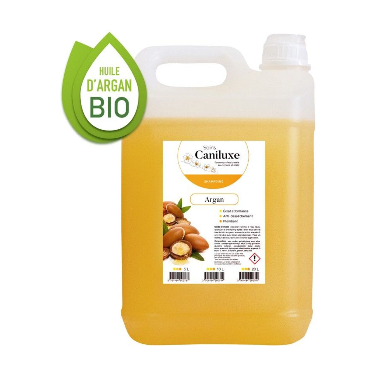 CANILUXE Argan – Shampoing éclat pour chien et chat à poil long – photo 3