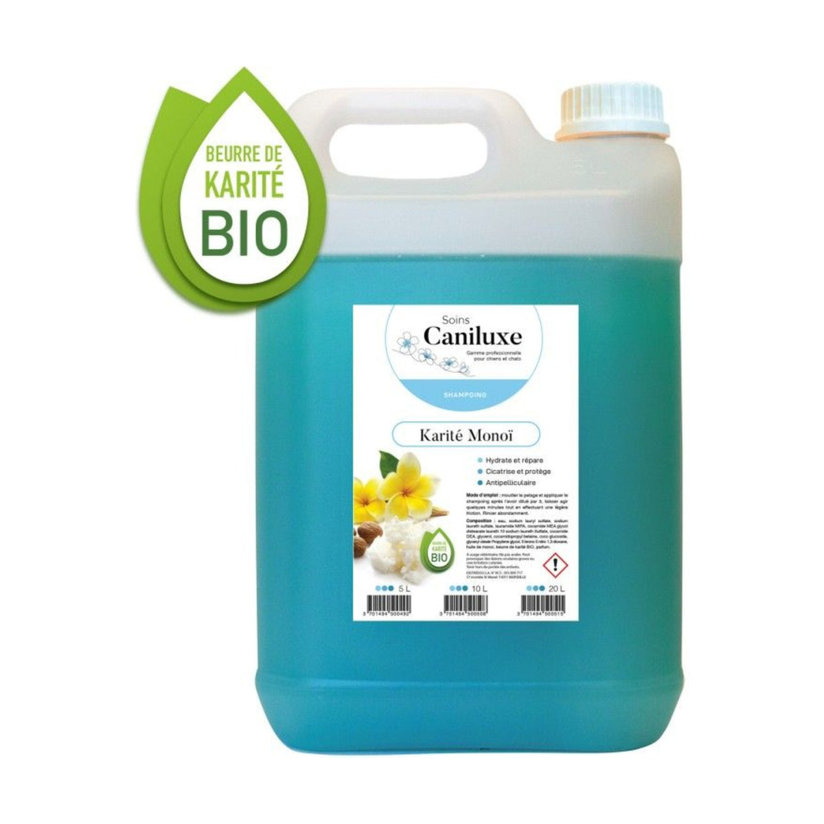 CANILUXE Karité Monoï – Shampoing pour chien et chat au poil sec – photo 3