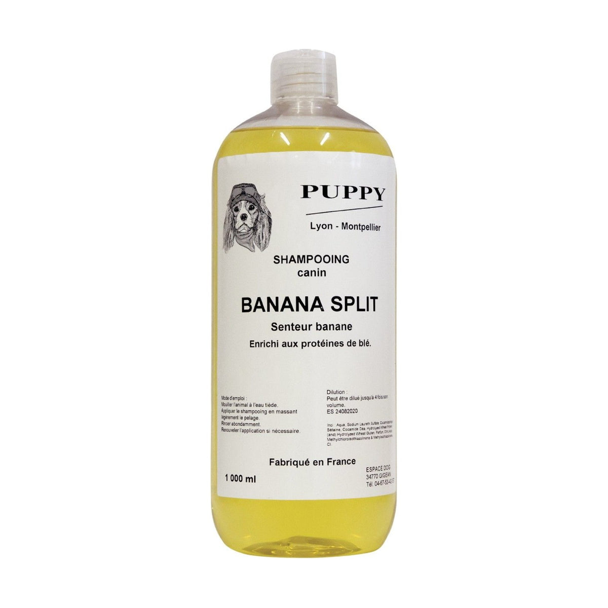 PUPPY Banana Split – Shampoing fortifiant pour chien et chat – photo 2