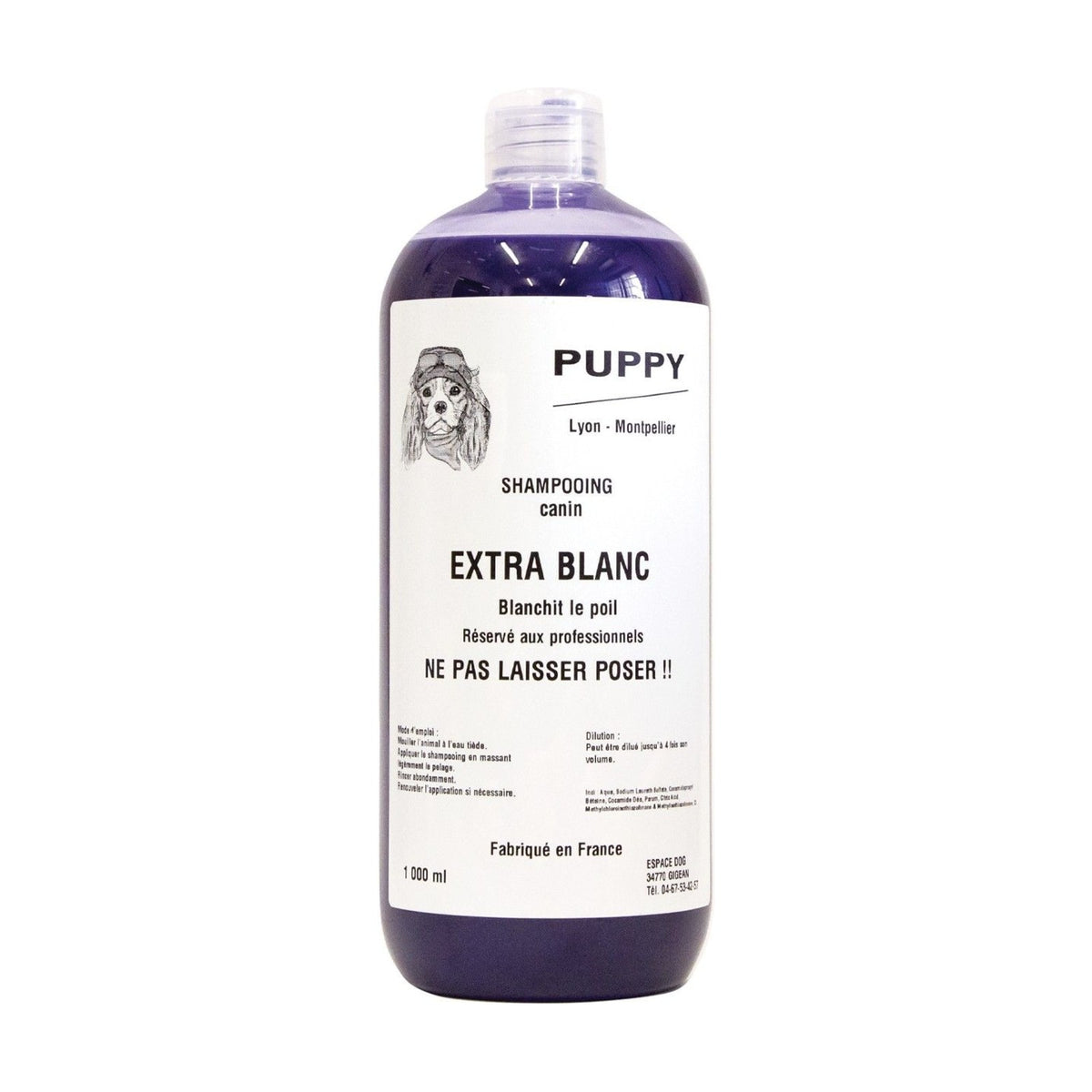 Shampoing PUPPY Extra Blanc