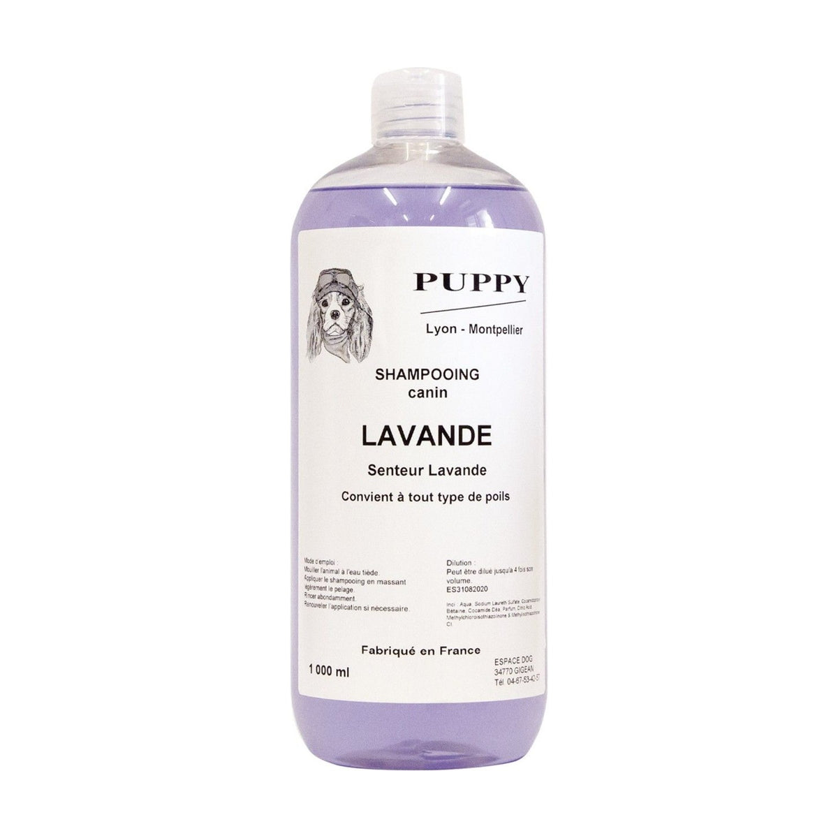 PUPPY Lavande – Shampoing doux relaxant pour chien et chat – photo 2