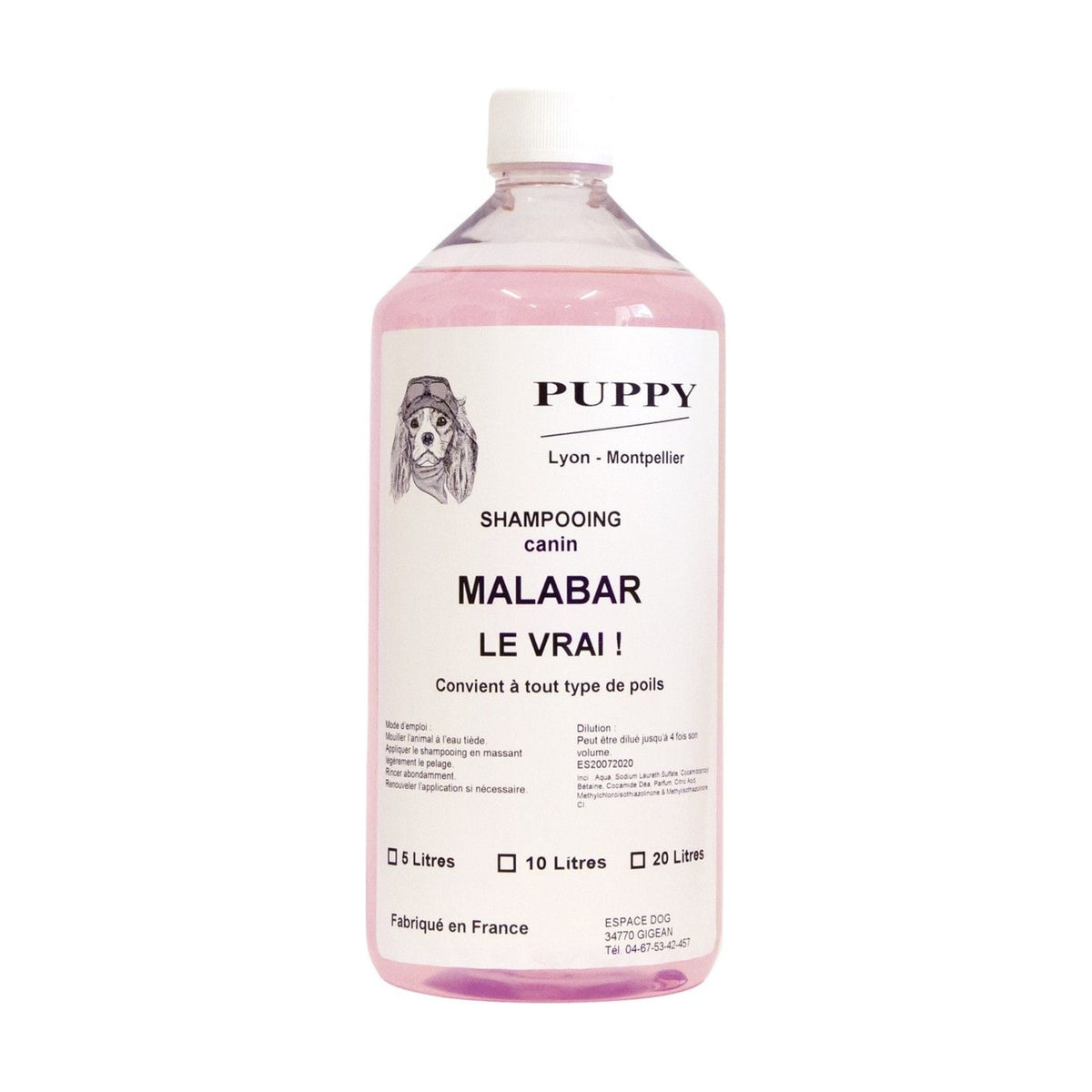 PUPPY Malabar – Shampoing pour chien et chat senteur Malabar – photo 2