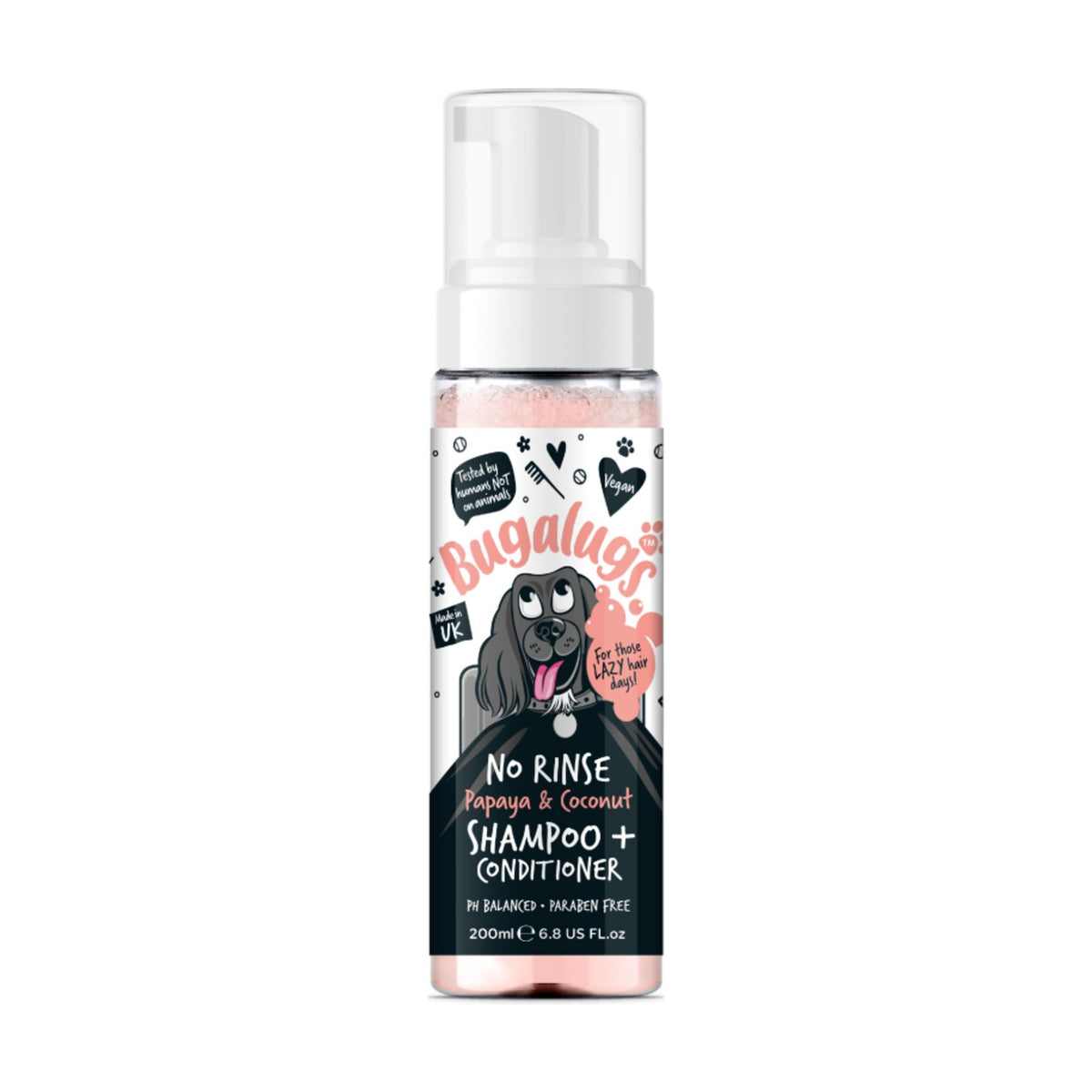 BUGALUGS Shampoing sans rinçage – Mousse nettoyante pour chien – photo 3