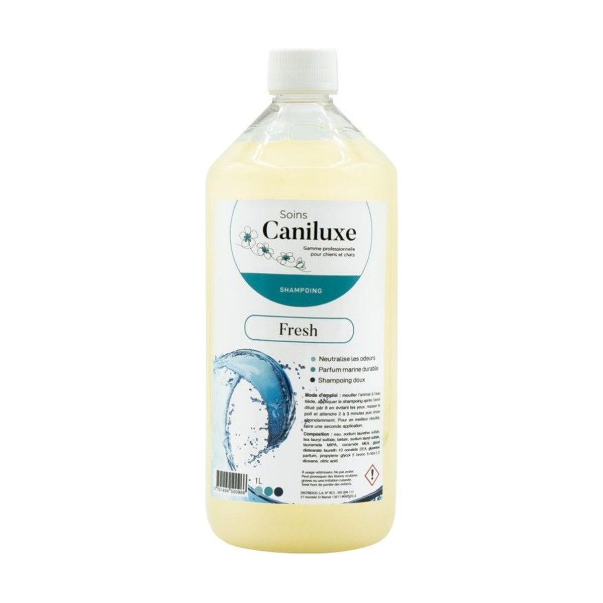 CANILUXE Fresh – Shampoing anti-odeurs parfum marine pour chien et chat – photo 2