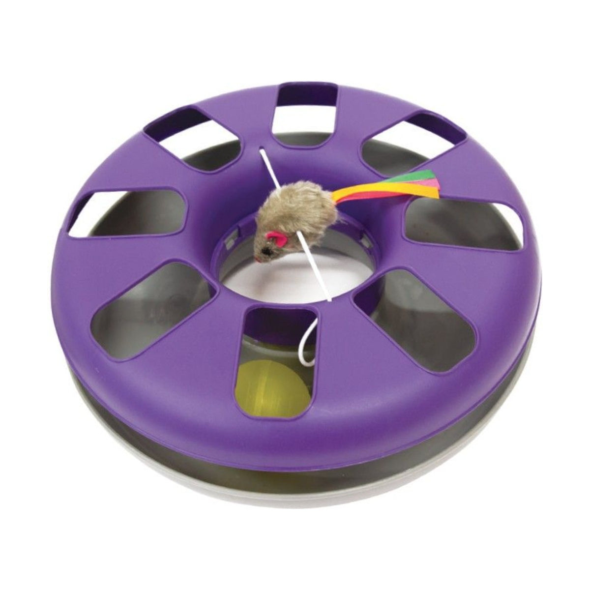 Souris tournante de 24 cm avec balle