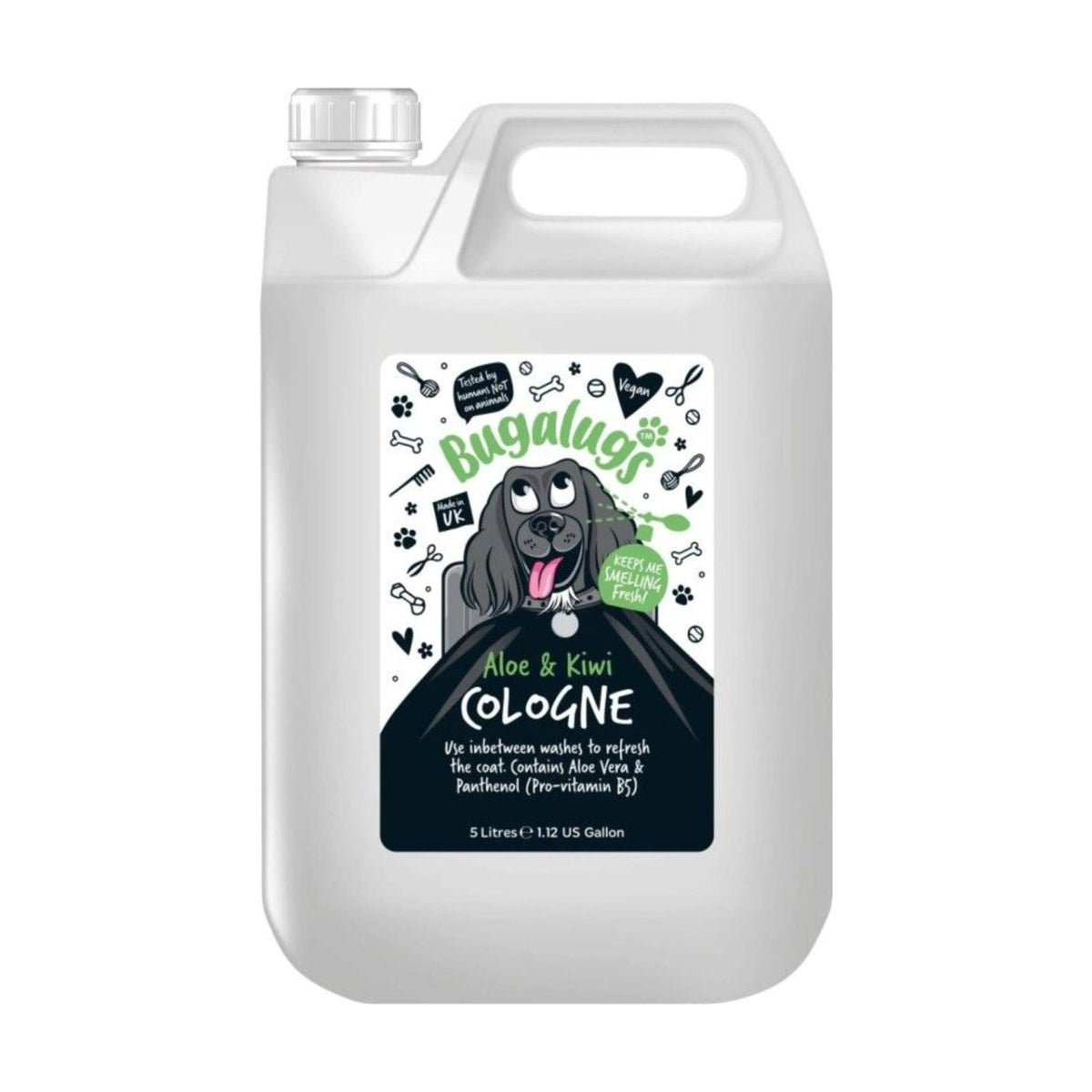 BUGALUGS Aloe & Kiwi – Eau de Cologne pour chien au parfum tropical – photo 2