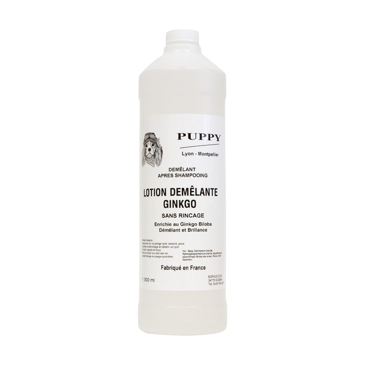 PUPPY Ginkgo – Spray démêlant sans rinçage pour chien et chat – photo 2