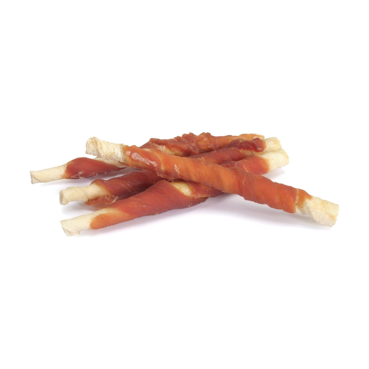Sticks en peau de buffle enrobés de lamelles de canard