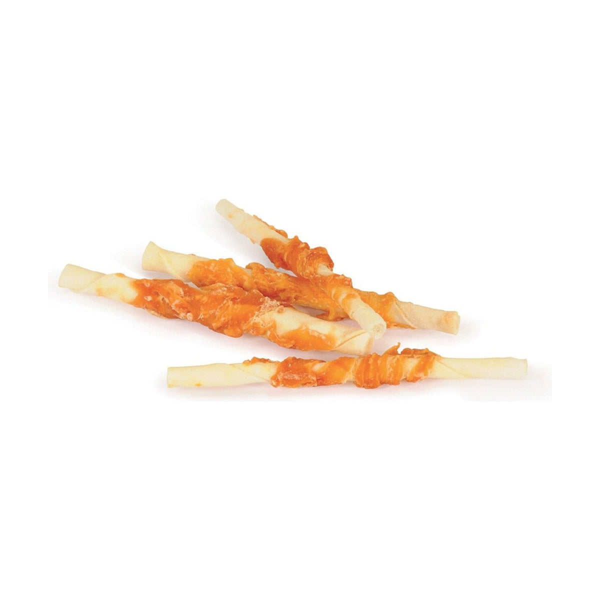 Sticks en peau de buffle enrobés de lamelles de poulet