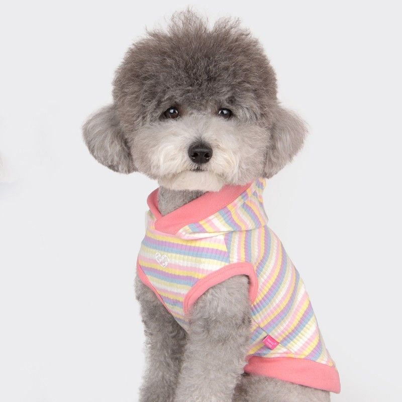 PINKAHOLIC Sweat à capuche Maire – Sweat rayé motif ancre pour chien – photo 8