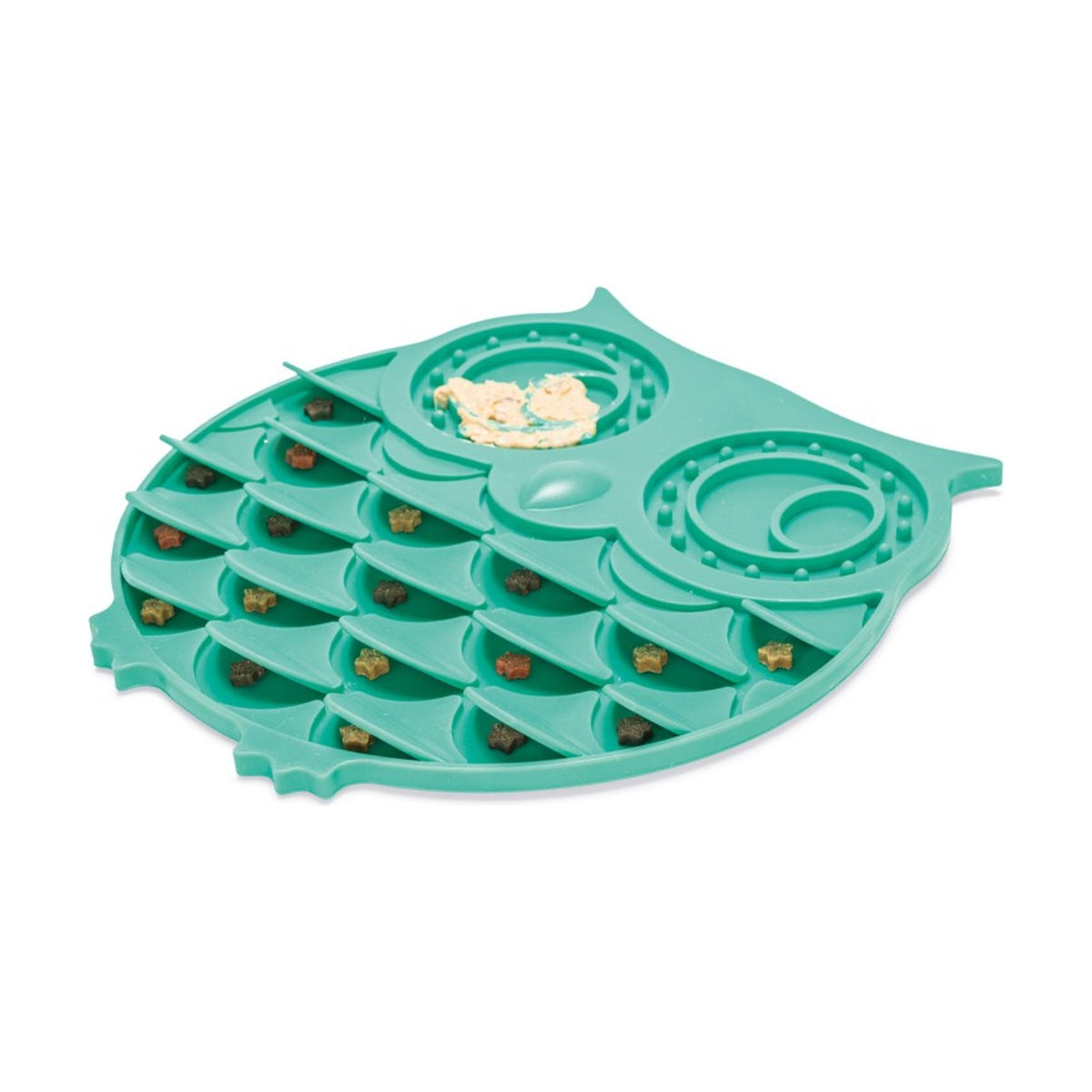 BEEZTEES Tapis de fouille et à lécher Hibou – Tapis d'occupation pour chien et chat – photo 3