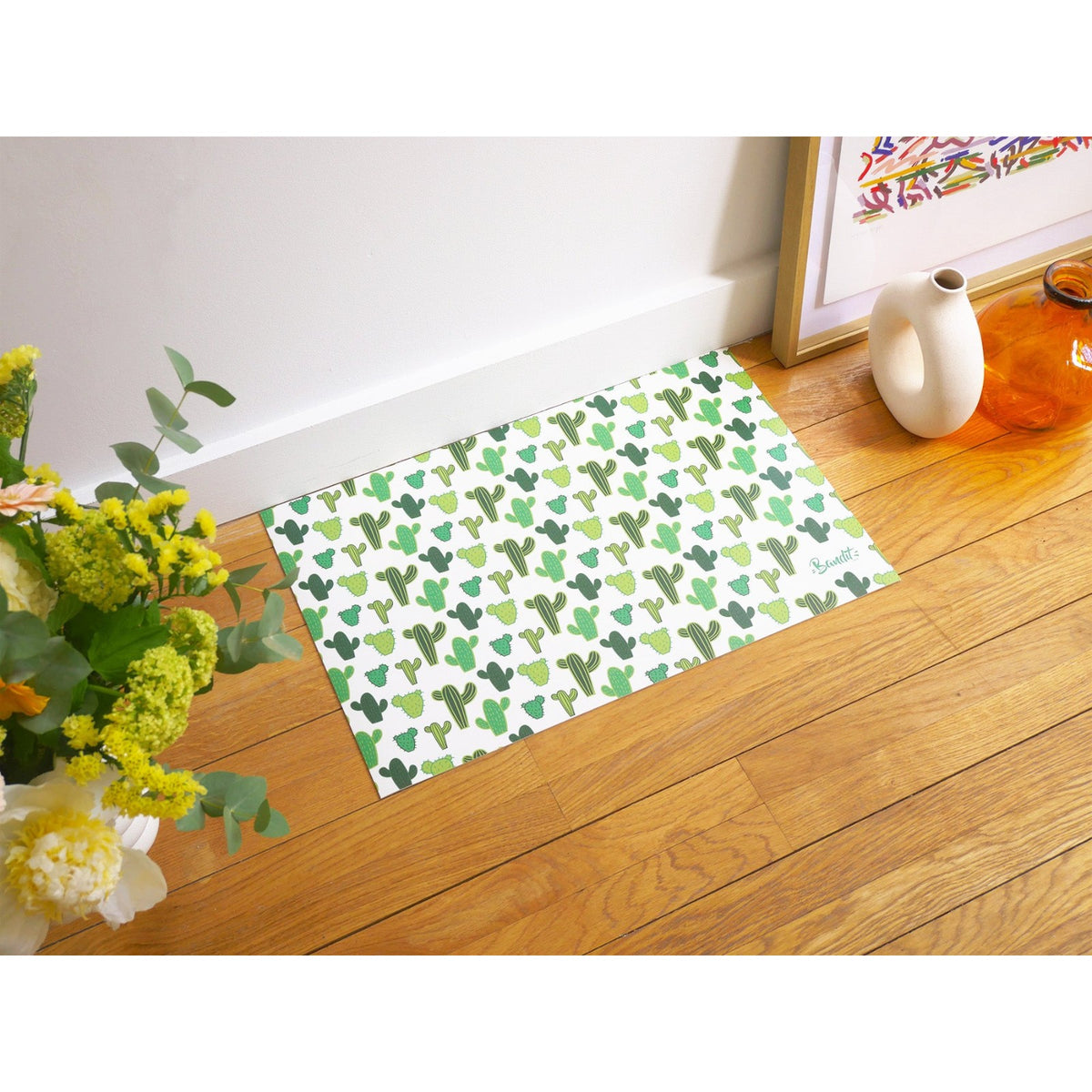BANDIT Tapis de gamelle Aïe Love Cactus – Set de repas imprimé cactus – photo 2