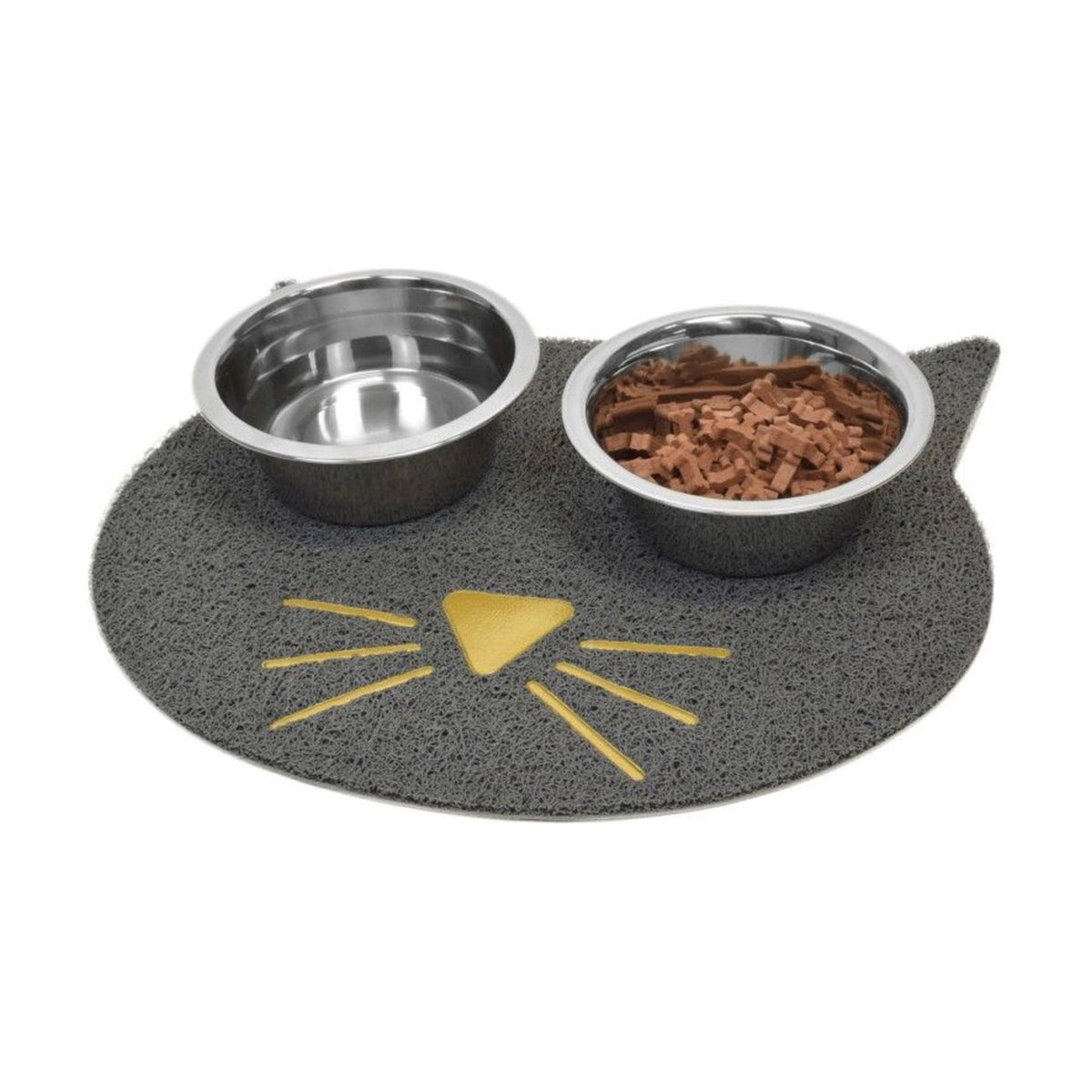 LEOPET Tapis tête de chat – Tapis pour maison de toilette et gamelles – photo 1