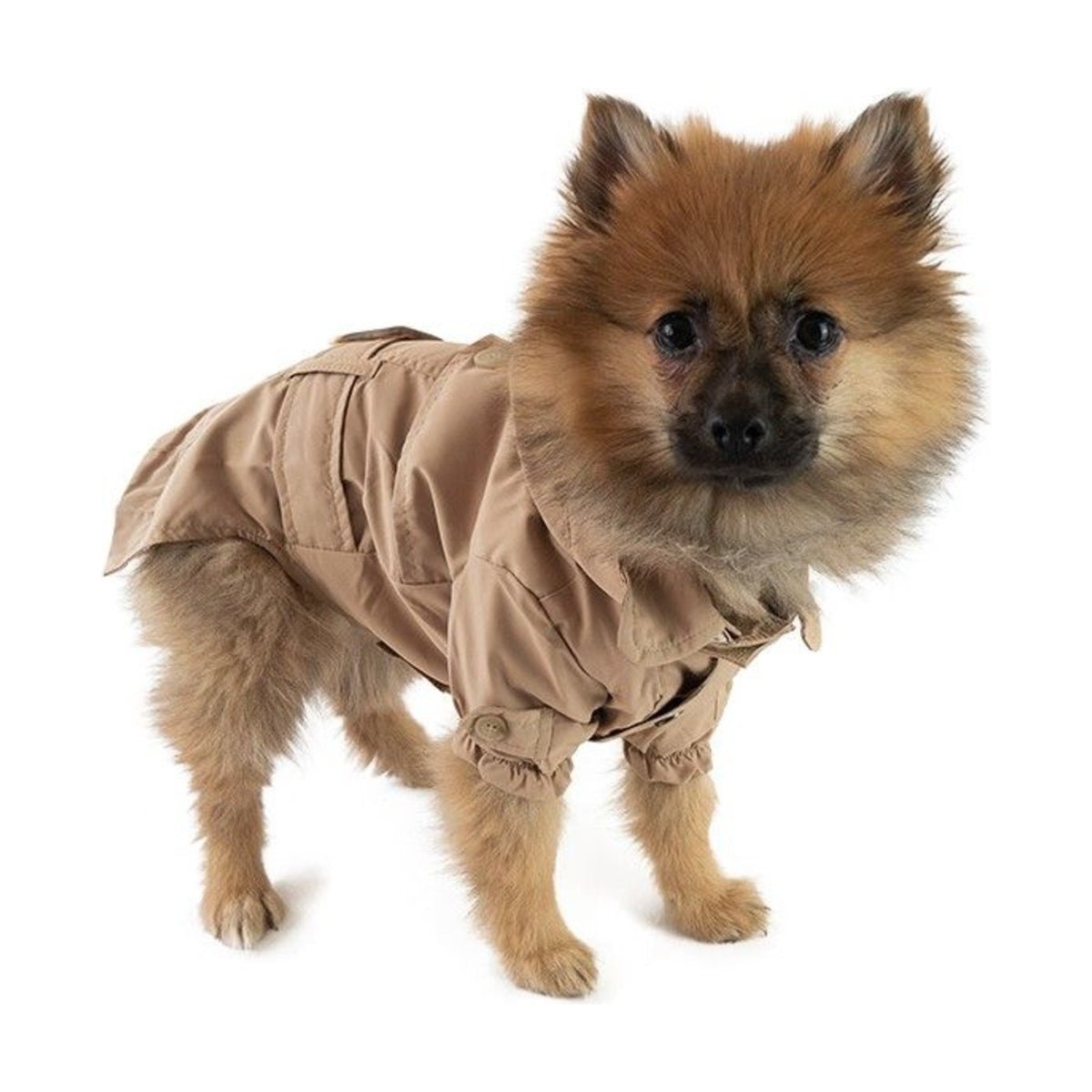 PINKAHOLIC Trench Claris – Trench-coat pour chien à fermeture scratch – photo 4