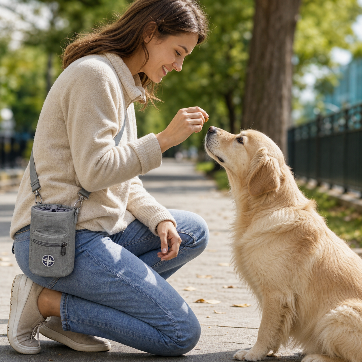 Séance d’éducation positive avec un chien et la pochette Animorix