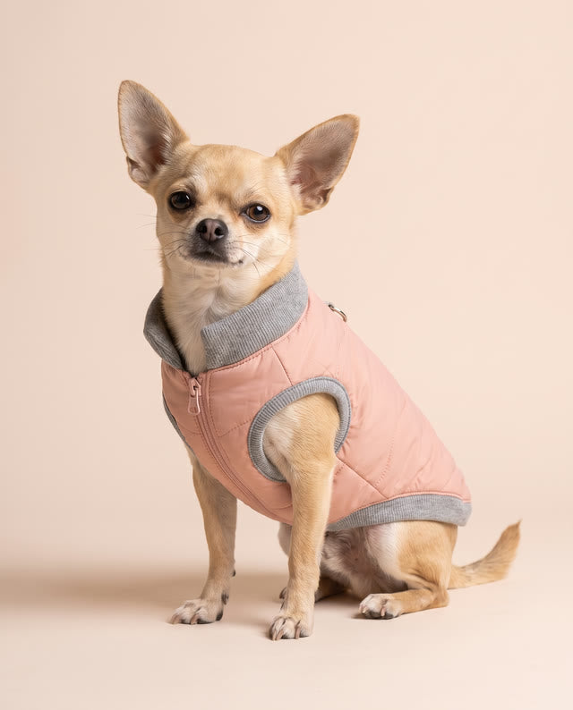 Chihuahua portant un manteau