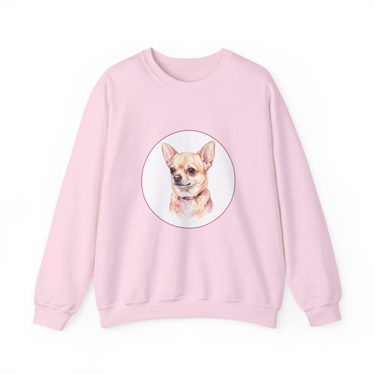 Sweat rose portrait de ton chien – fabriqué en France