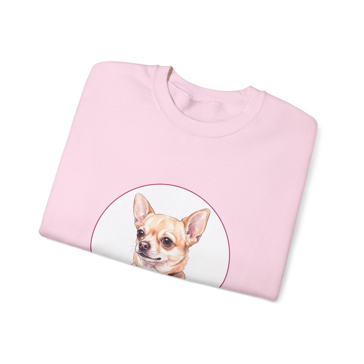 Sweat rose portrait de ton chien – fabriqué en France