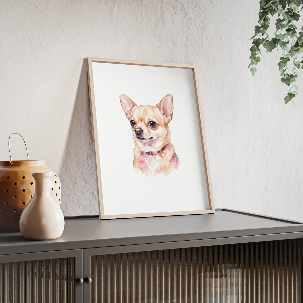 Affiche encadrée portrait de ton chien