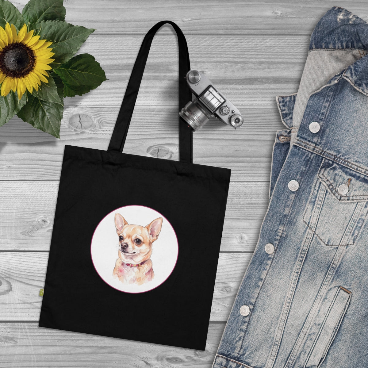 Tote bag portrait de ton chien