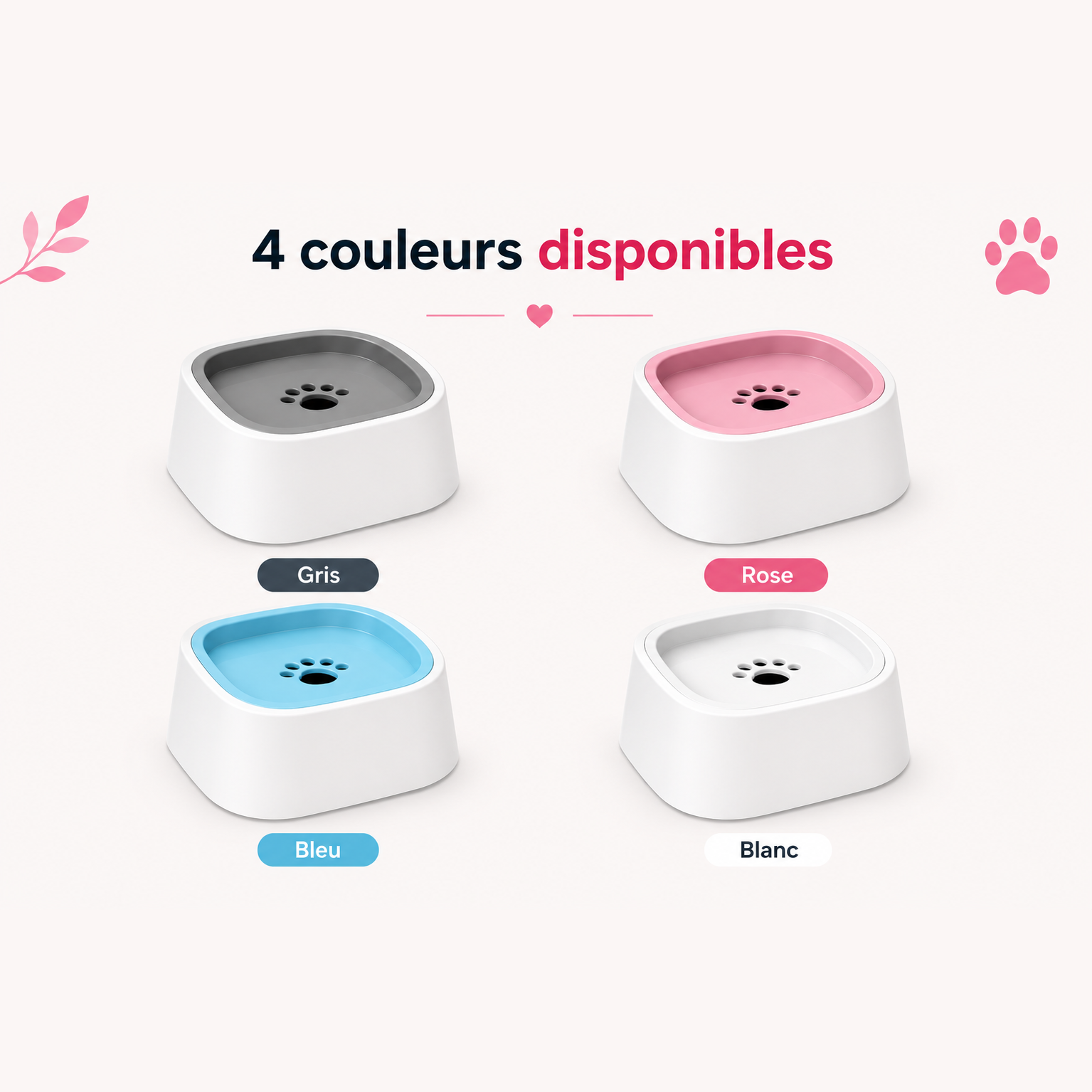 Gamelle anti-éclaboussures portable pour chien AnimoriX