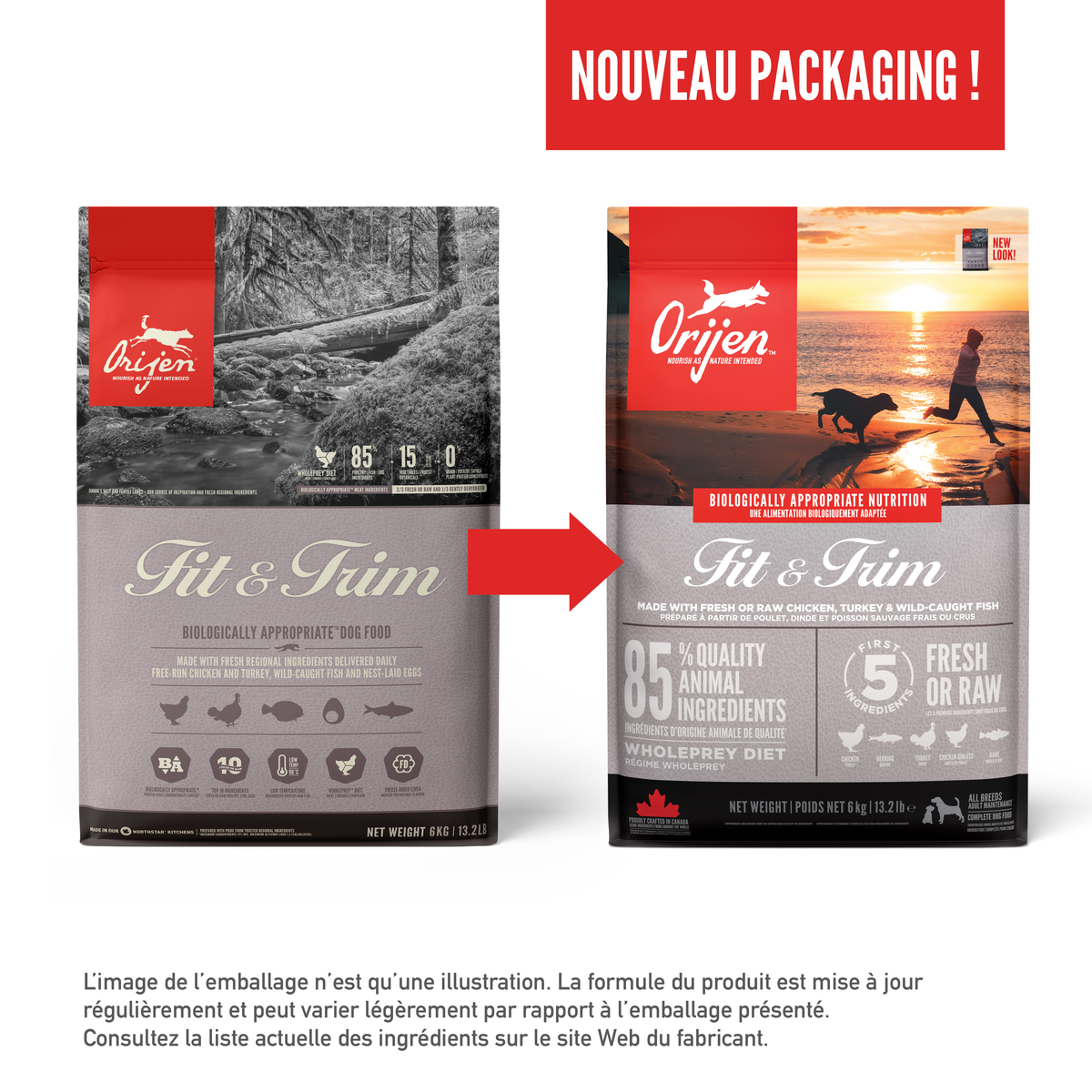 Croquettes ORIJEN DOG FIT & TRIM – photo 5