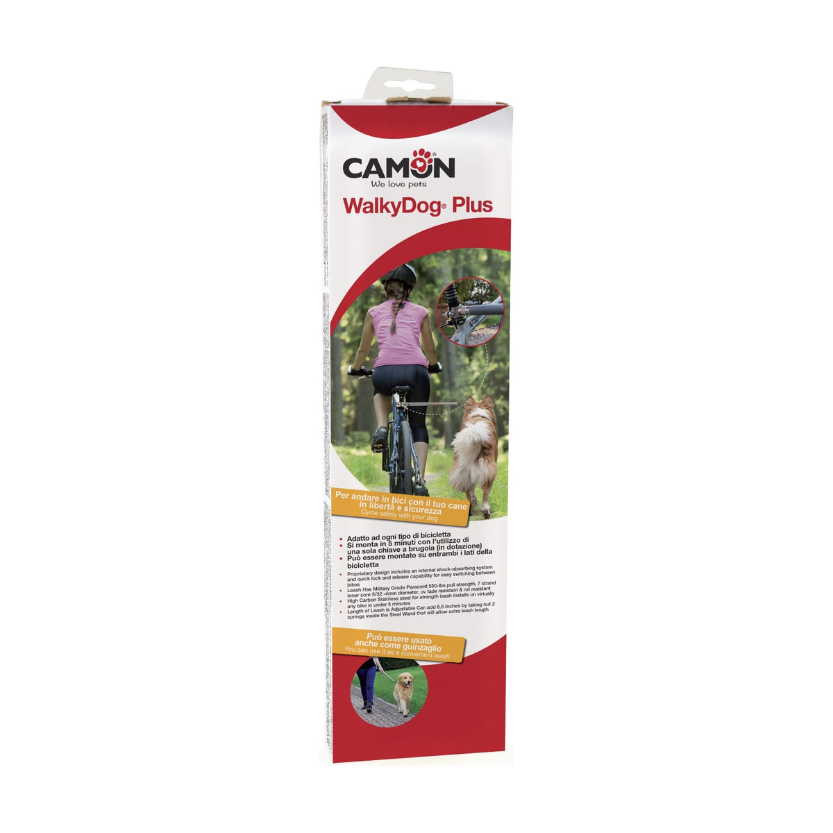 CAMON Walky Dog – Barre d'attache vélo pour promener son chien – photo 3