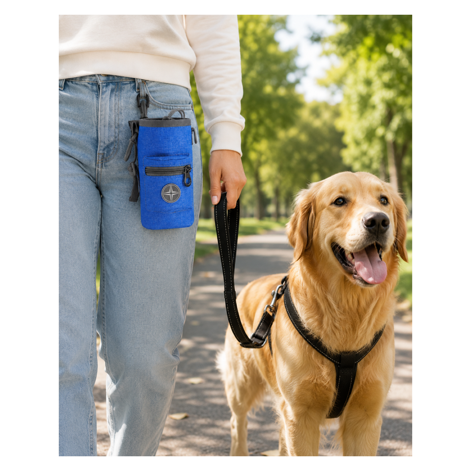 Pochette multifonction Animorix couleur bleu