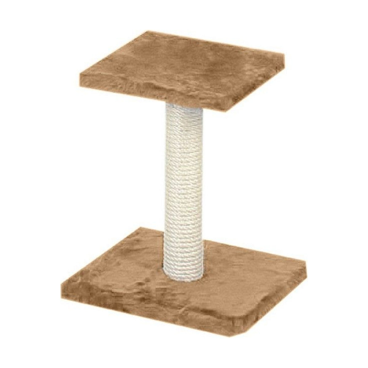 KARLIE Arbre à chat 1 poteau et 1 plateau – Griffoir sisal avec plateau – photo 3