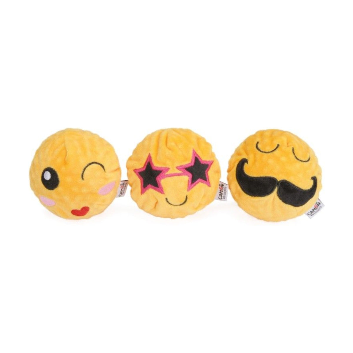 CAMON Balle peluche Smiles – Balle sonore pour chiot et chien – photo 1