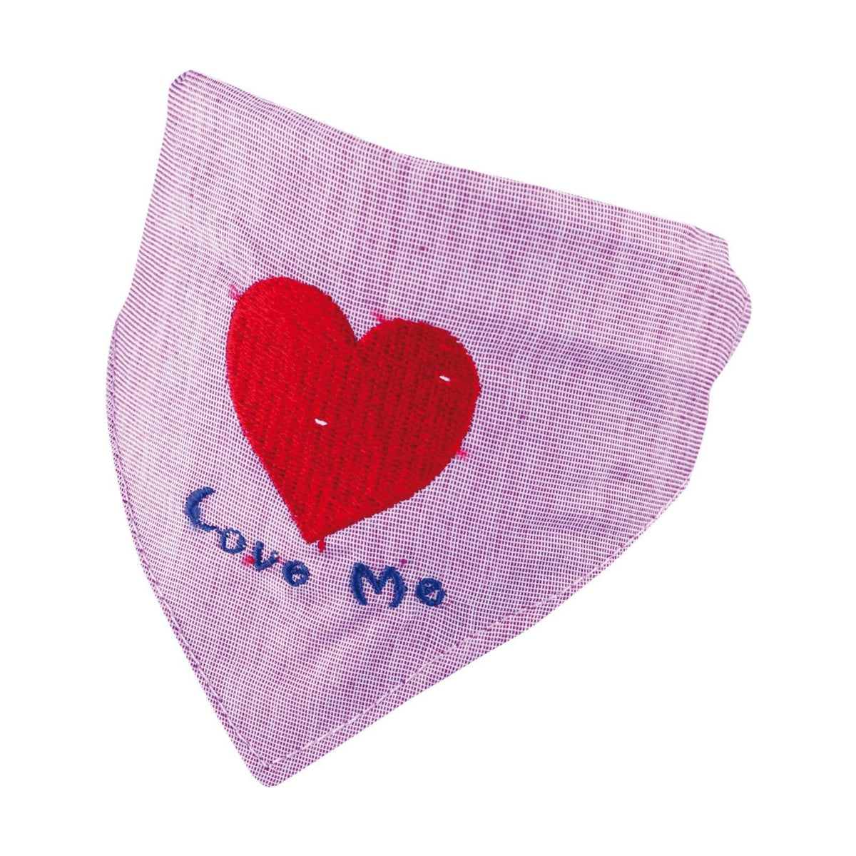 Bandana avec coeur "Love me"