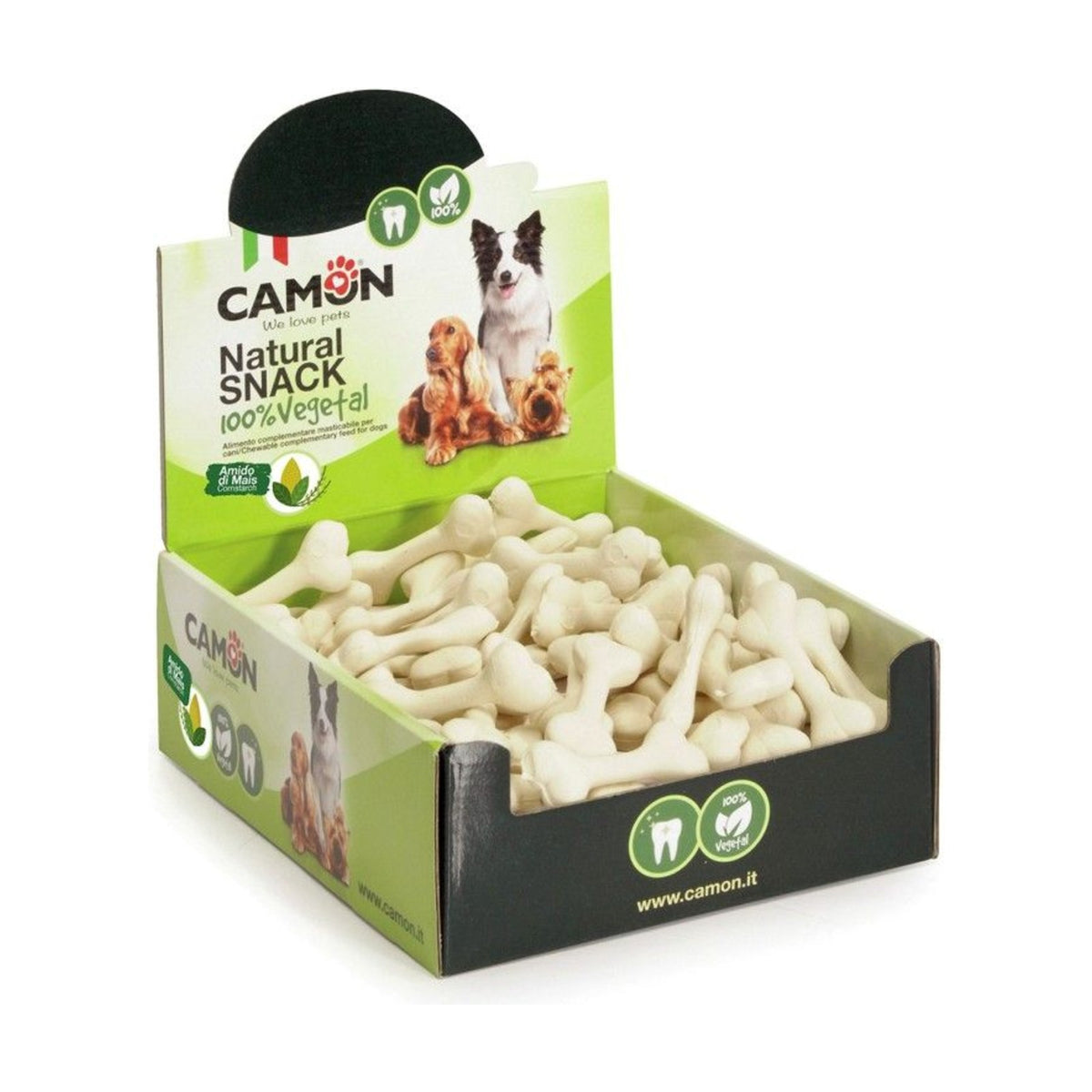 CAMON Natural Snack os végétaux au riz – Friandises dentaires pour chien 10 cm – photo 1