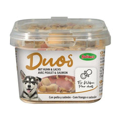 BUBIMEX Duos – Friandises semi-humides pour chiot saumon et poulet 140 g – photo 1