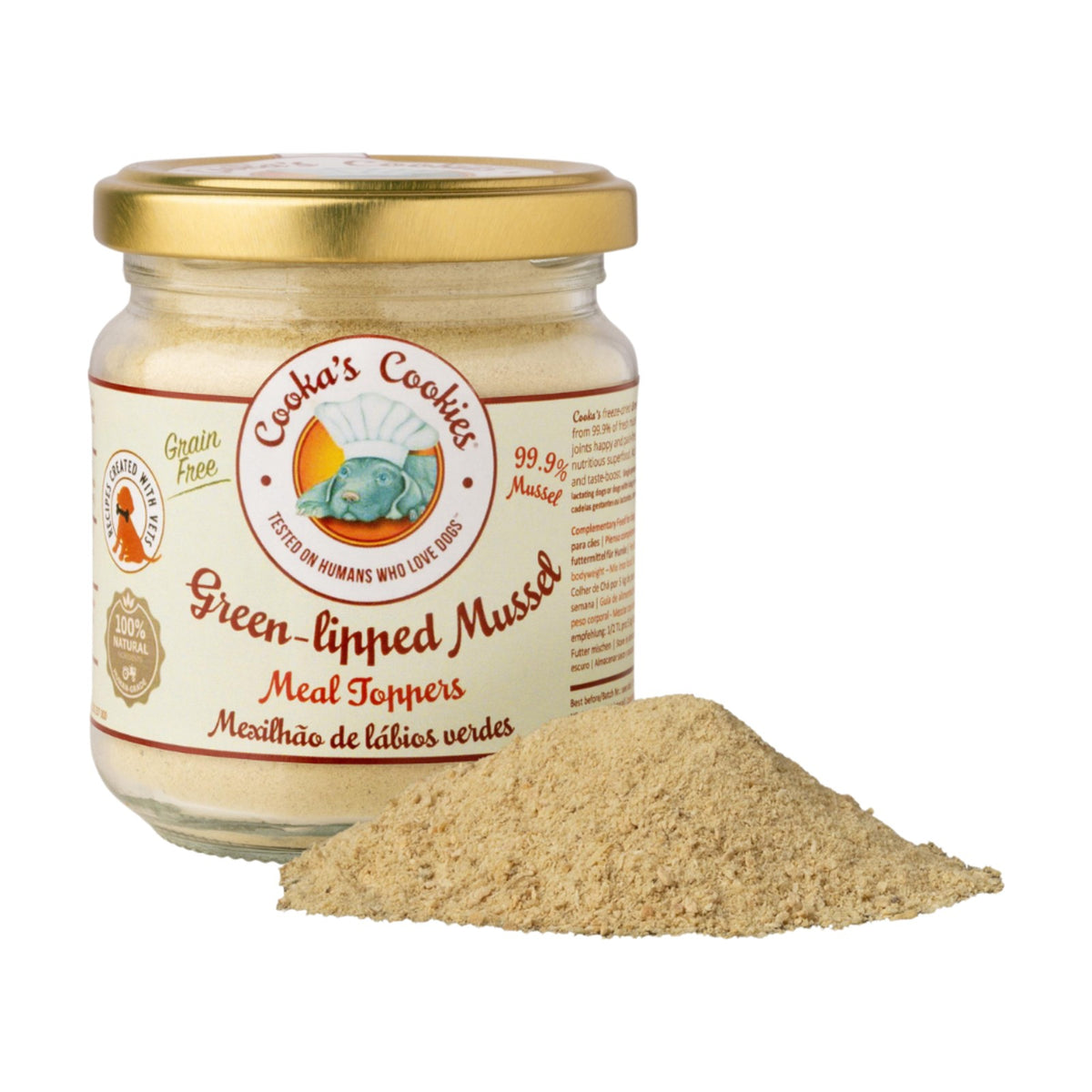 COOKA'S COOKIES Booster Moule verte – Complément de repas en poudre pour chien – photo 2
