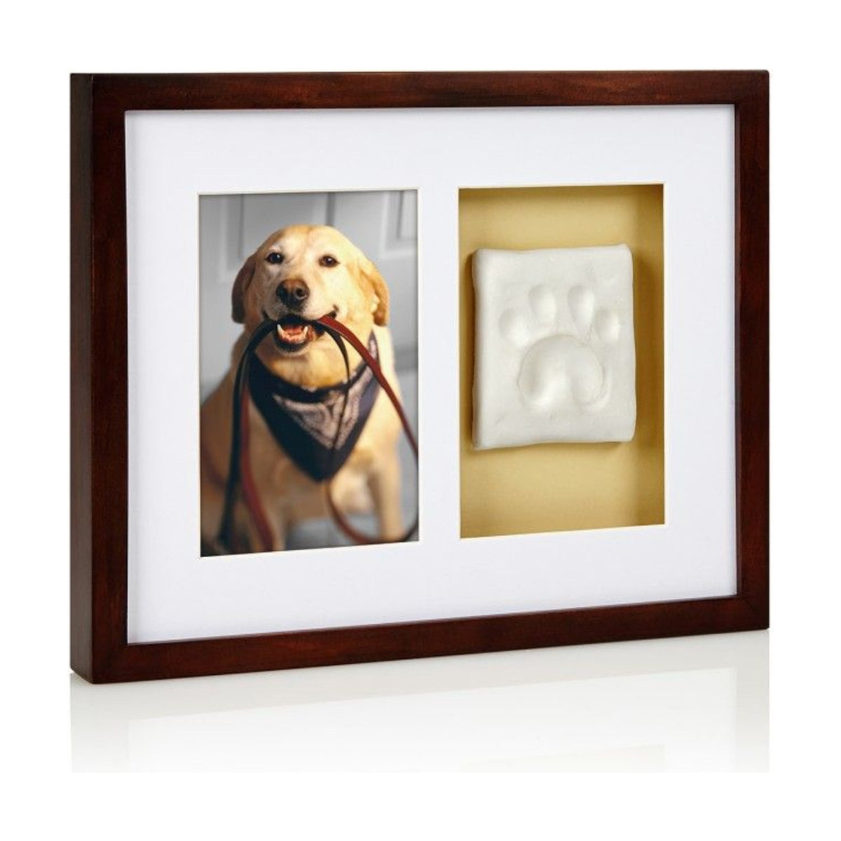PEARHEAD Cadre photo empreinte en argile – Souvenir de patte chien et chat – photo 1