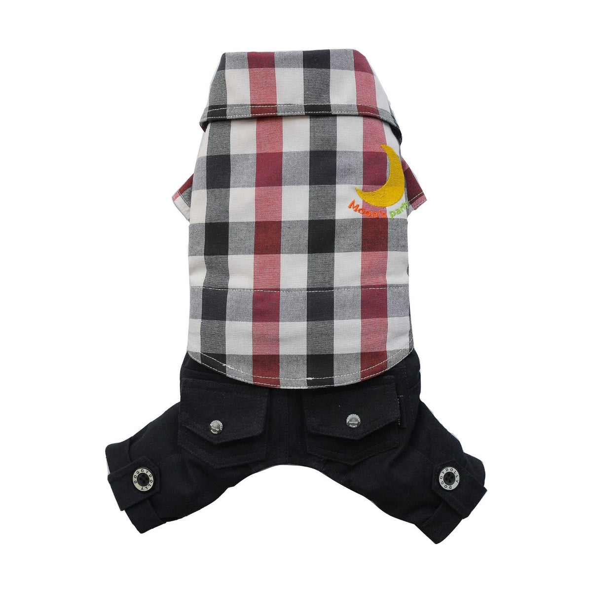 Chemise à carreaux et pantalon toile