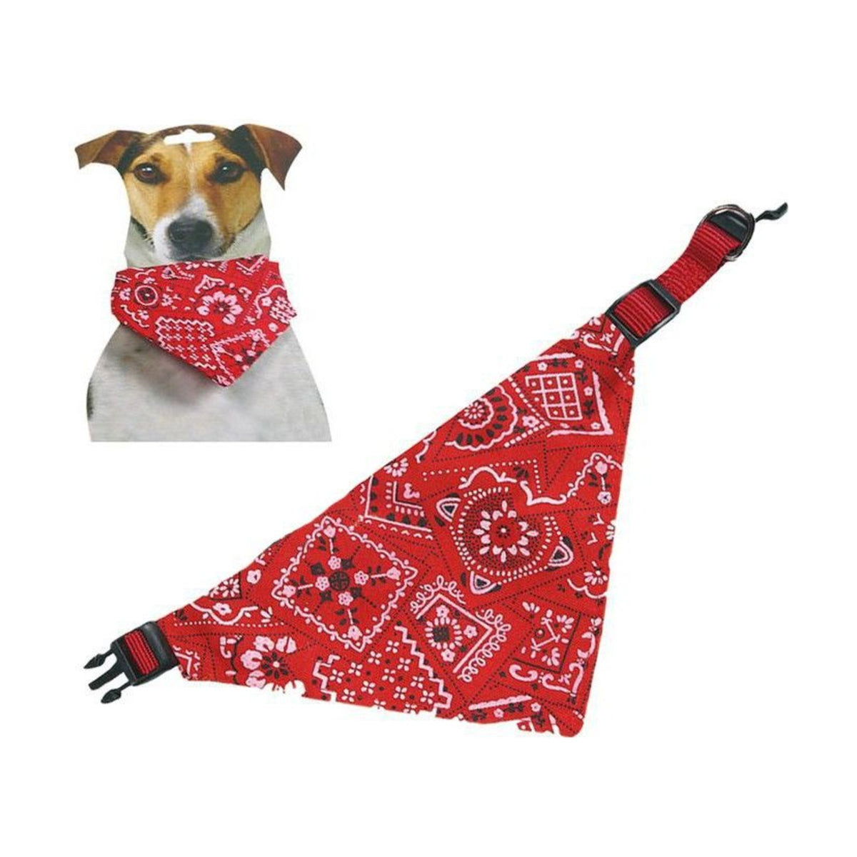 Collier bandana rouge