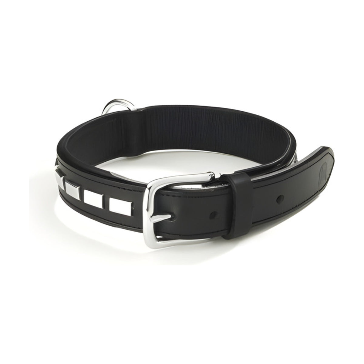 Collier en cuir Texas noir