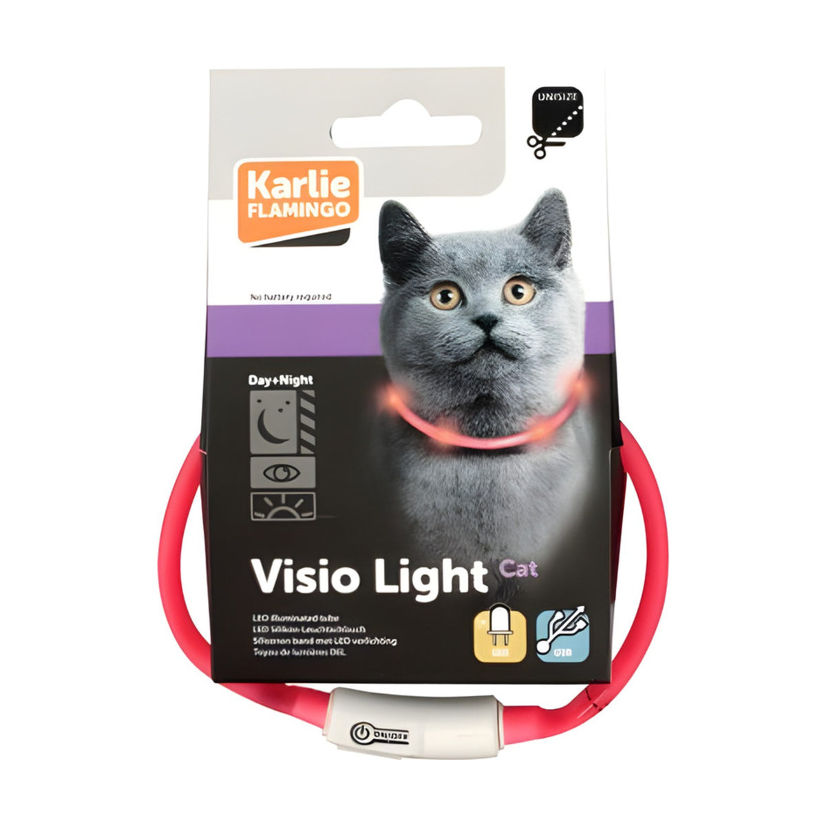 Collier lumineux Visio Light Chat