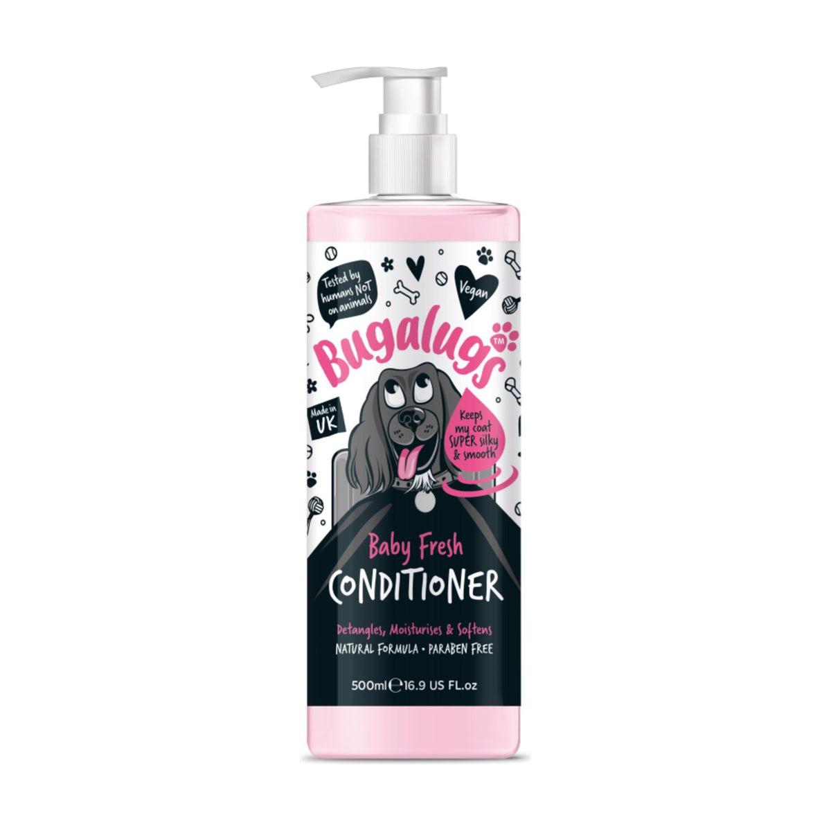 BUGALUGS Après-shampoing – Conditionneur démêlant pour chien – photo 2
