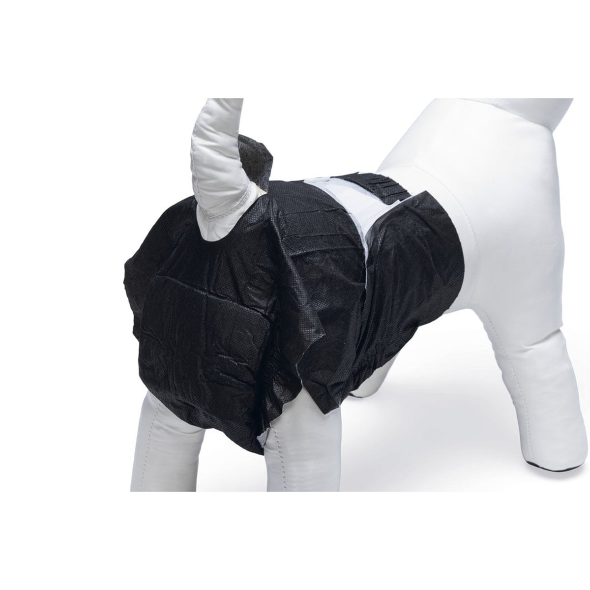 BEEZTEES Couches jetables – Couches noires ajustables pour chien – photo 5