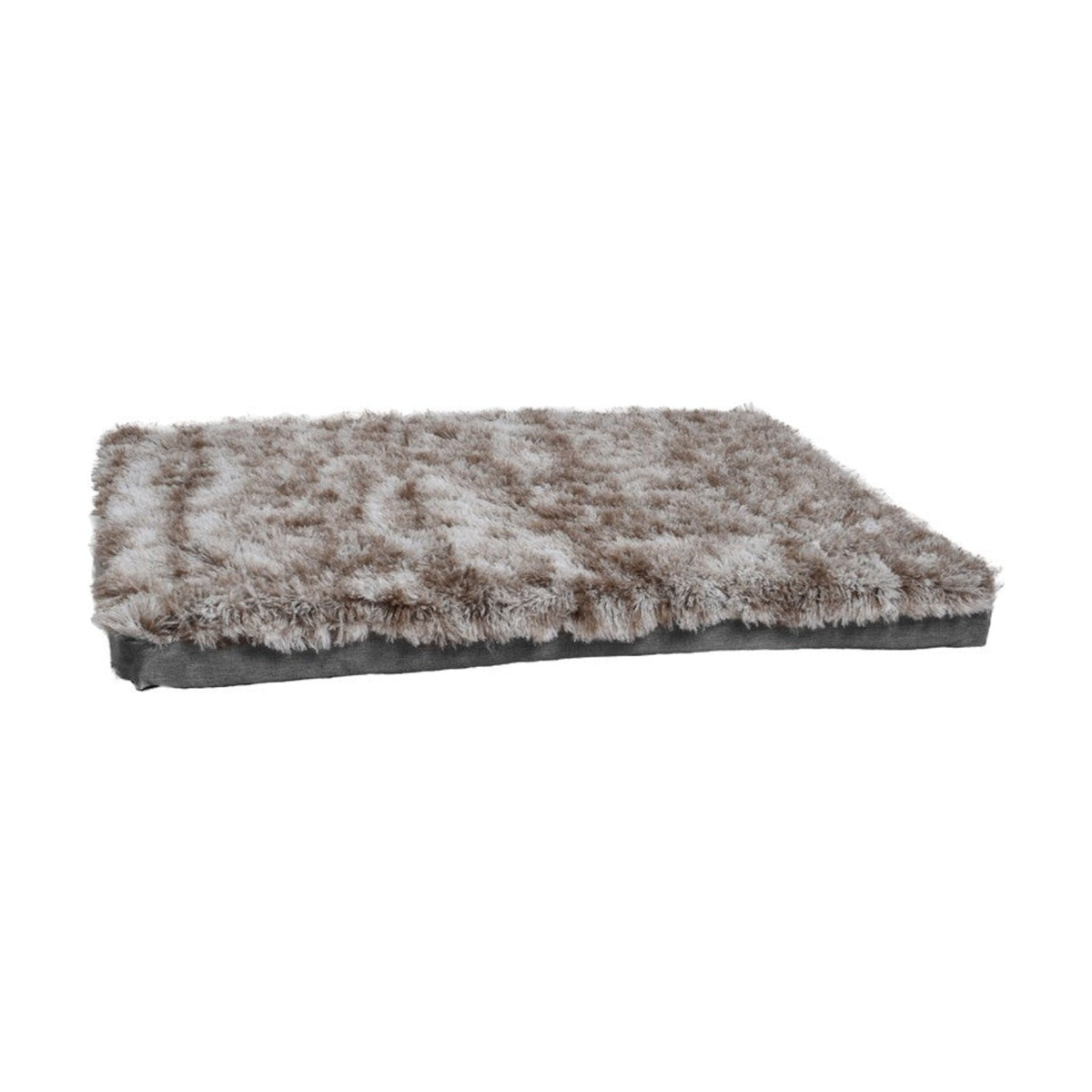 BOBBY Coussin mousse Poilu beige – Matelas en fausse fourrure pour chien – photo 1