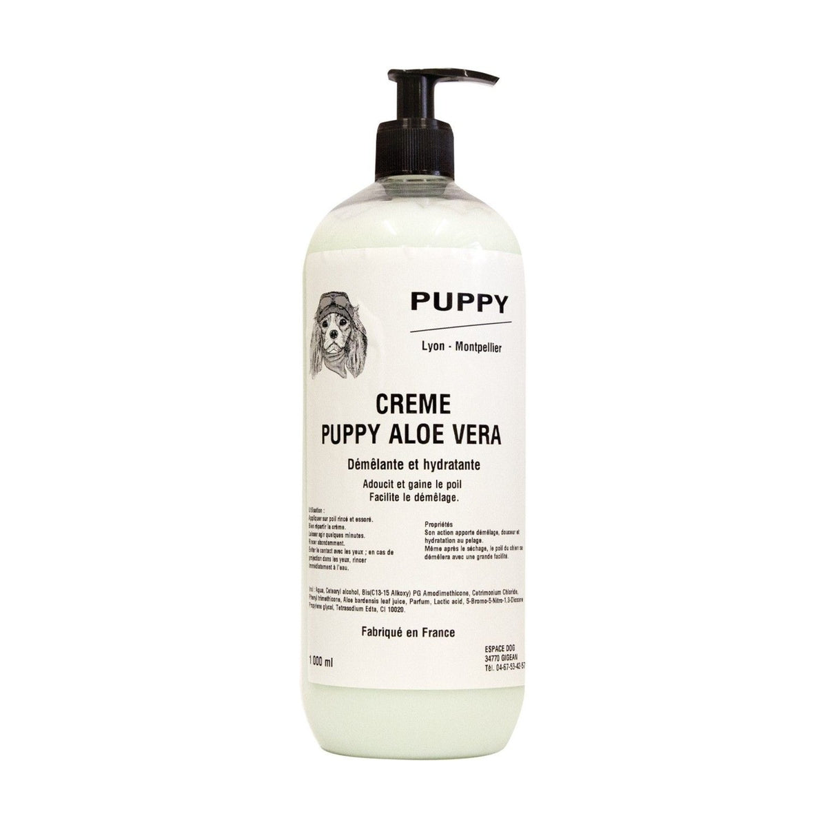 PUPPY Aloe Vera – Crème démêlante hydratante pour chien et chat – photo 3