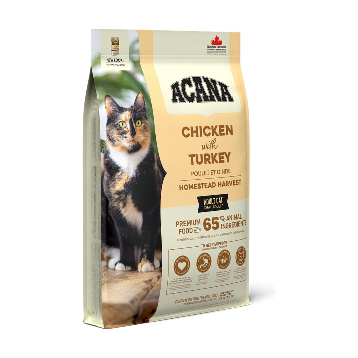Lot de 2 sacs – ACANA Homestead Harvest – Croquettes chat adulte à la volaille