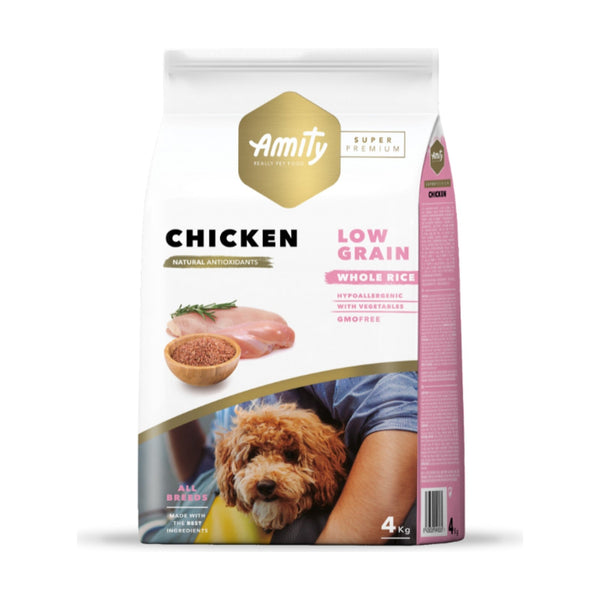 Lot de 2 sacs – AMITY Super Premium Adult – Croquettes chien adulte au poulet