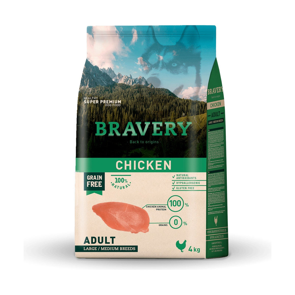 Kit chien adulte Animorix – Croquettes BRAVERY Adult 12 kg, friandises dentaires, corde et gamelle