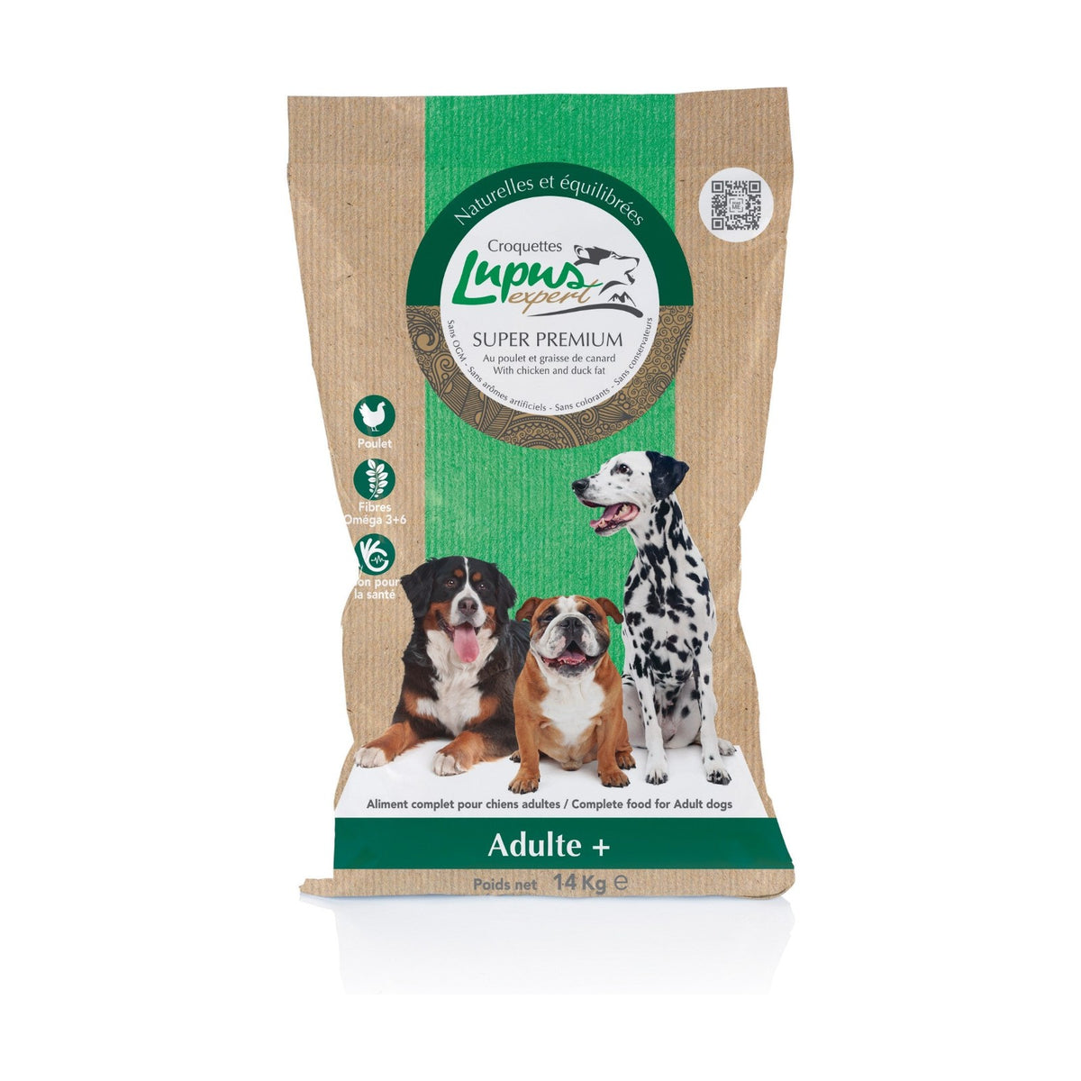 Croquettes LUPUS EXPERT ADULTE+ Grandes races 14 kg – photo 1