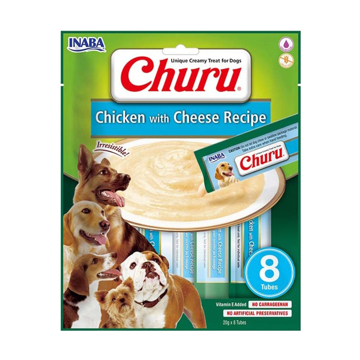 INABA Churu – Friandise crémeuse pour chien au poulet (8 × 20 g) – photo 2