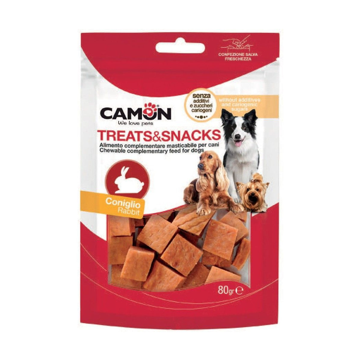 Friandises cubes au lapin